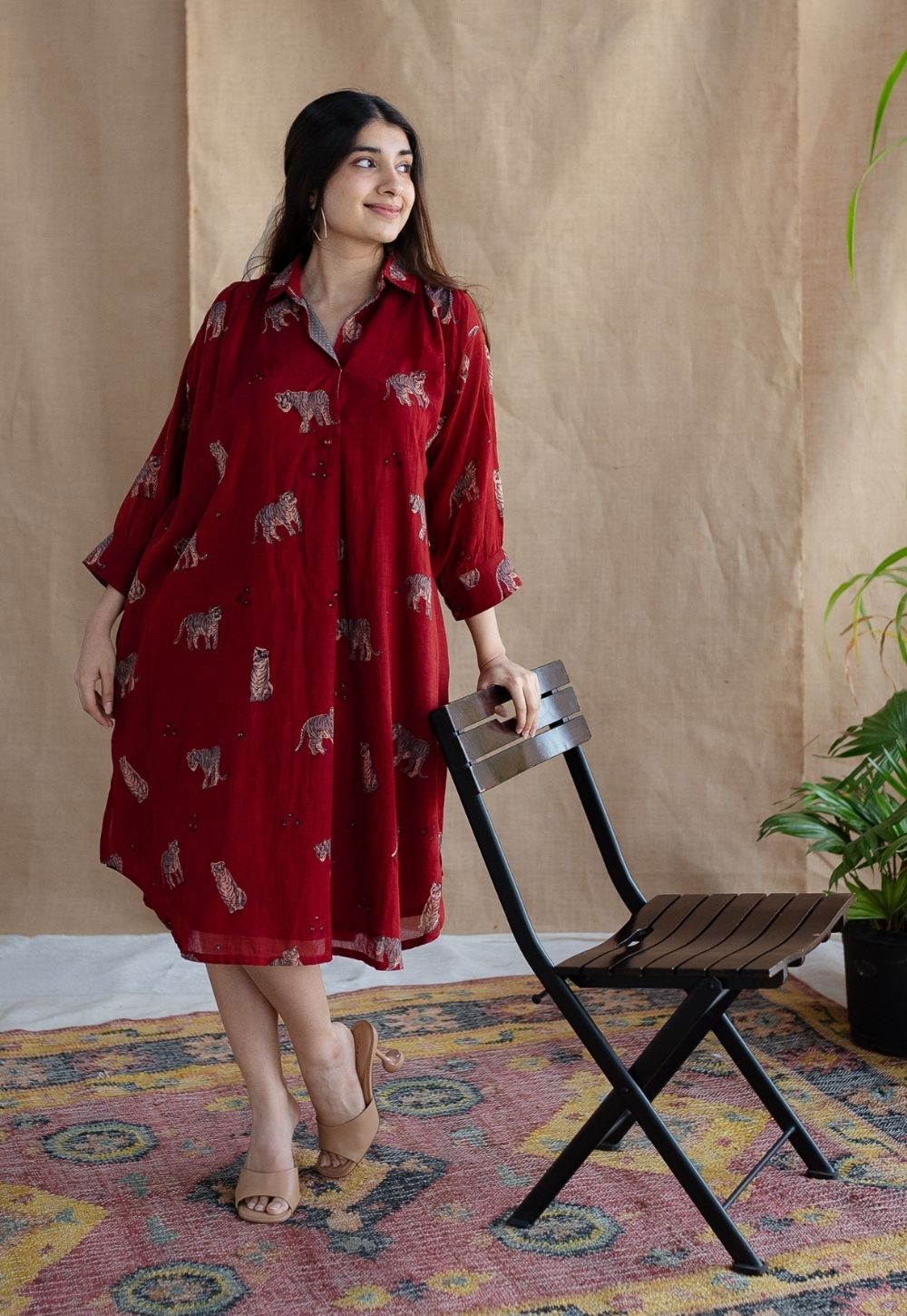 INDIAN ETHNIC WOMEN S Kanha Bagh MulMul Cotton Dress THE INDIAN indian-ethnic-women-s-kanha-bagh-mulmul-cotton-dress-the-indian