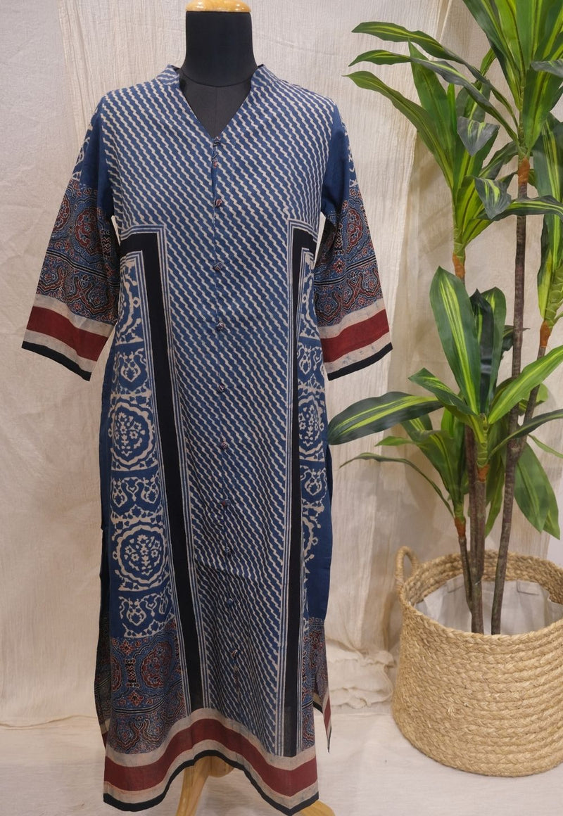 Raiza Ajrakh Cotton Kurta