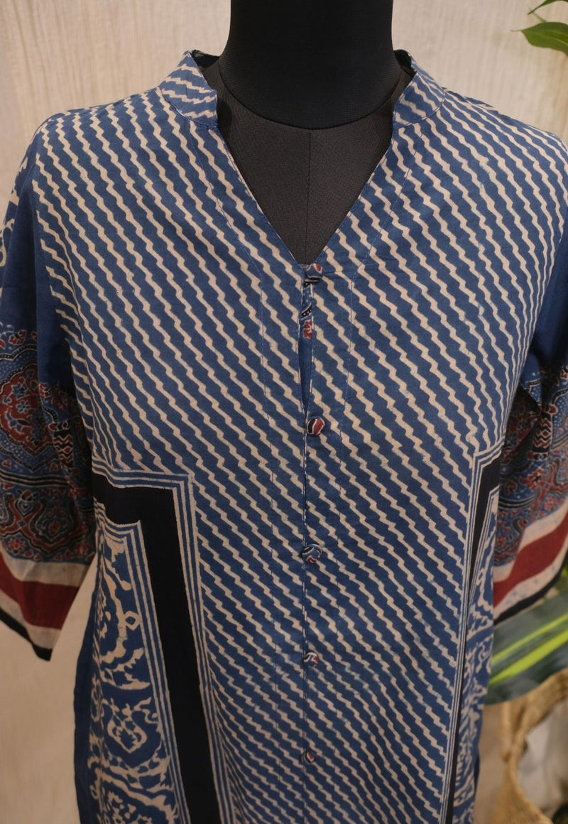 Raiza Ajrakh Cotton Kurta