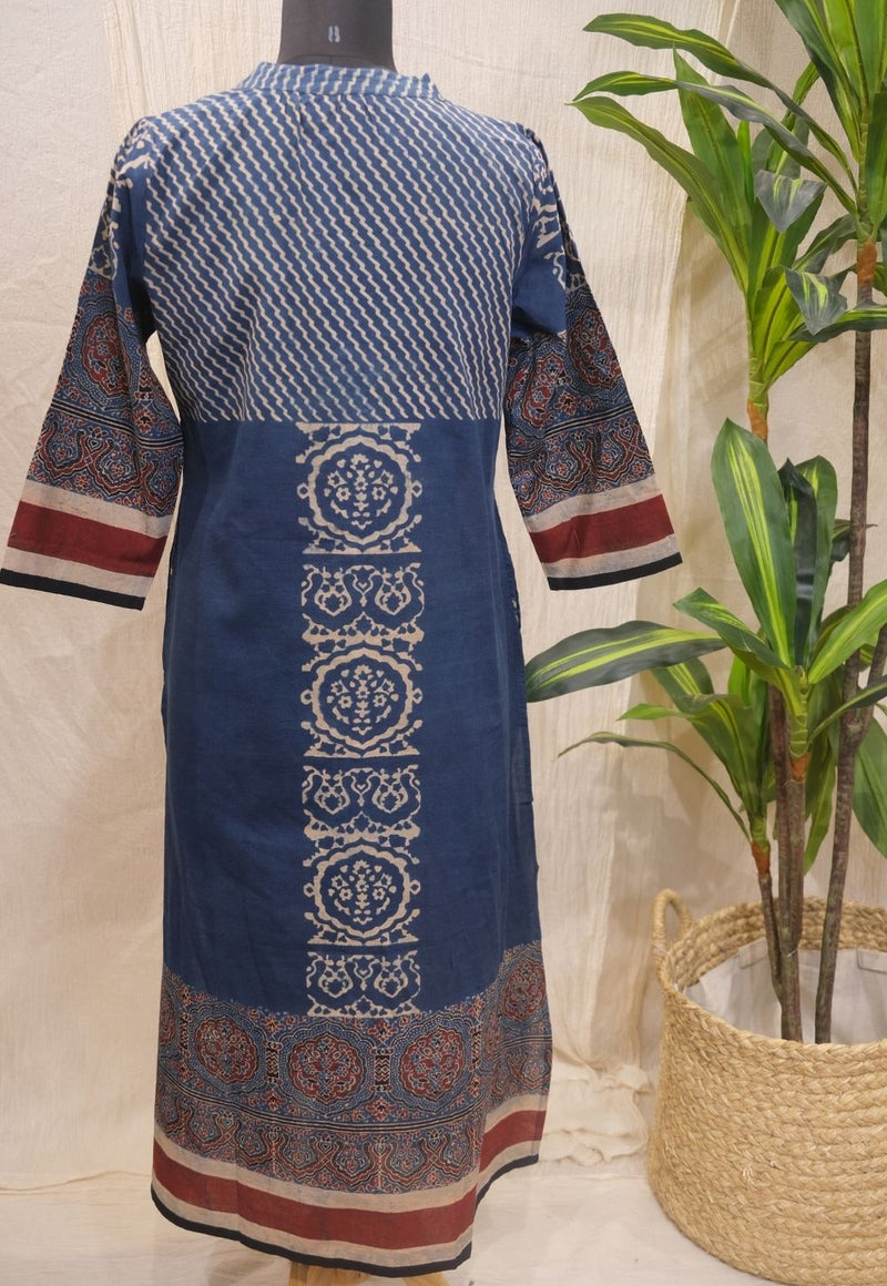 Raiza Ajrakh Cotton Kurta