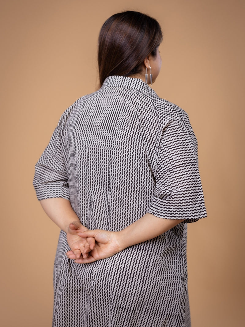 Risha White Fakira Mul A Line Dress