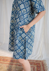 Jafrin Ajrakh Cotton Dress | Relove