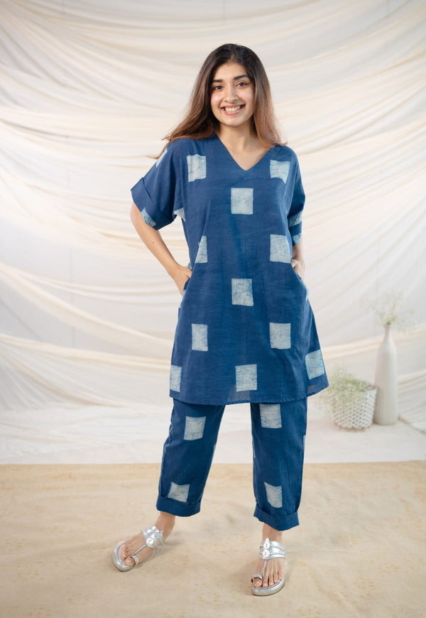 Fida Dabu Cotton Co-Ord Set (Set of 2) | Relove