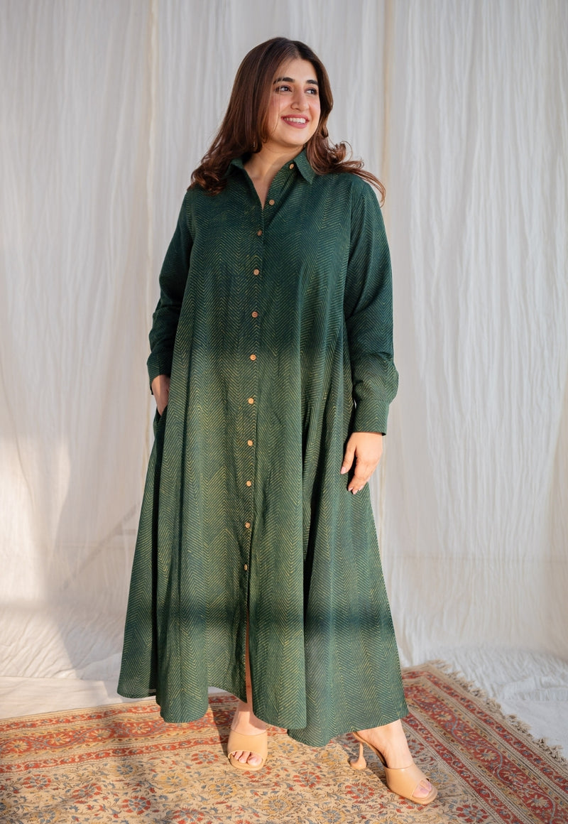 Trusha Ajrakh Cotton Dress