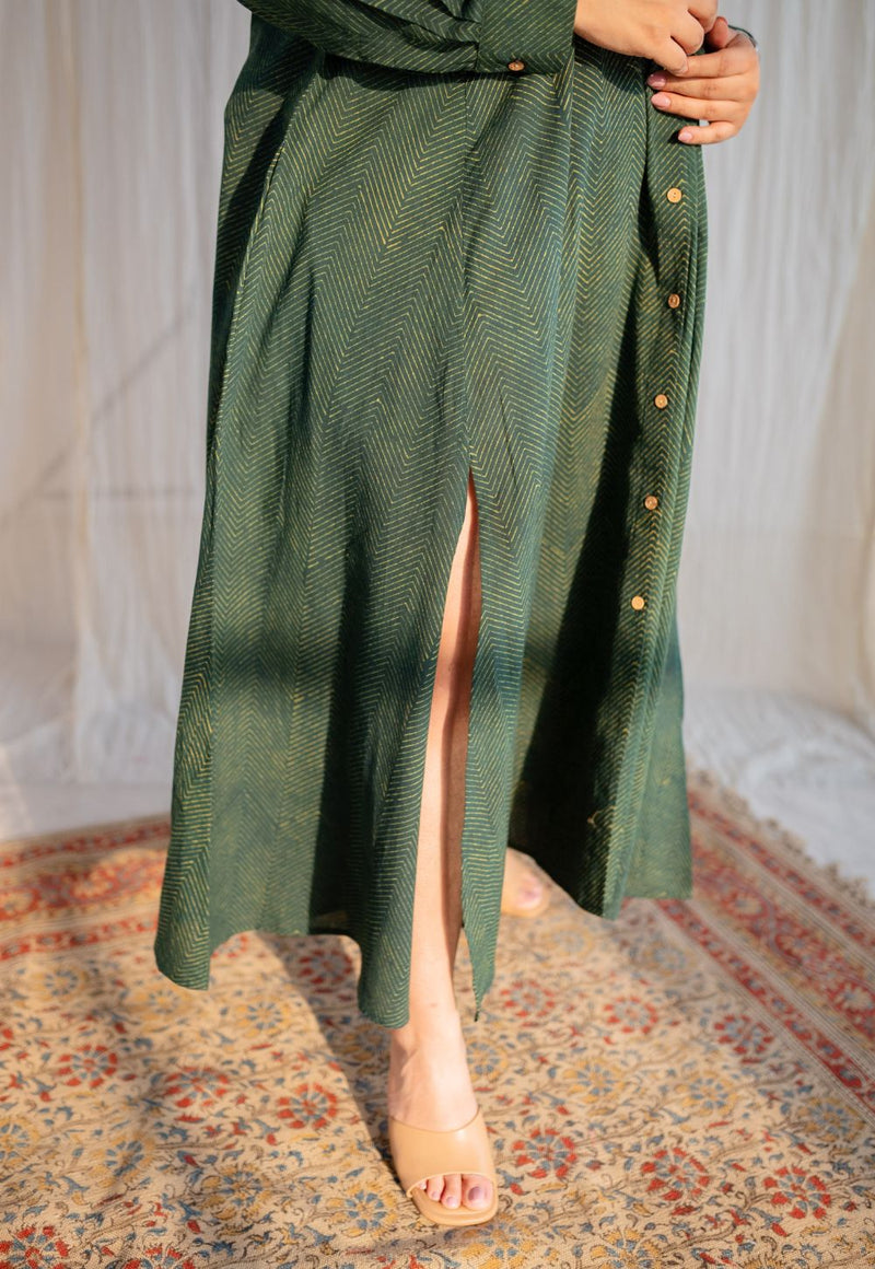 Trusha Dabu Cotton Dress