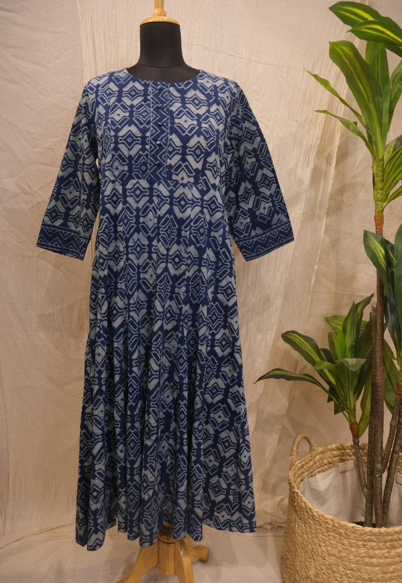 Rilza Dabu Cotton Kurta