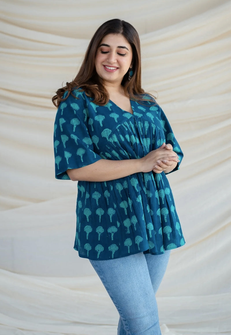 Purvi Dabu Cotton Top