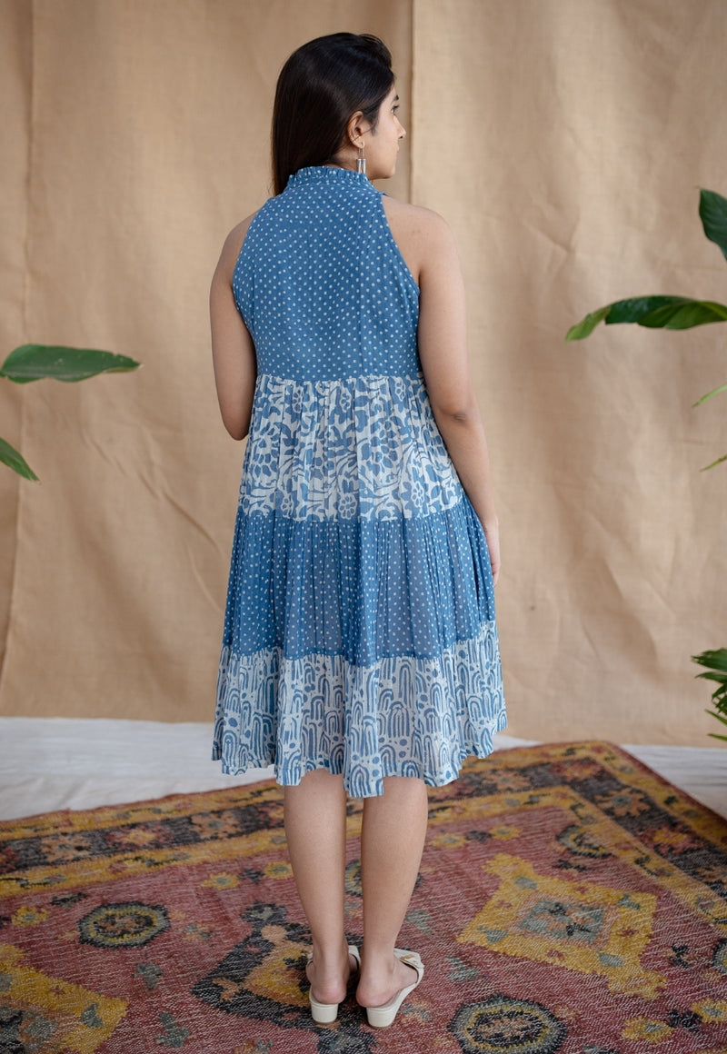 Geeti Batik Natural Dyed MulMul Cotton Dress