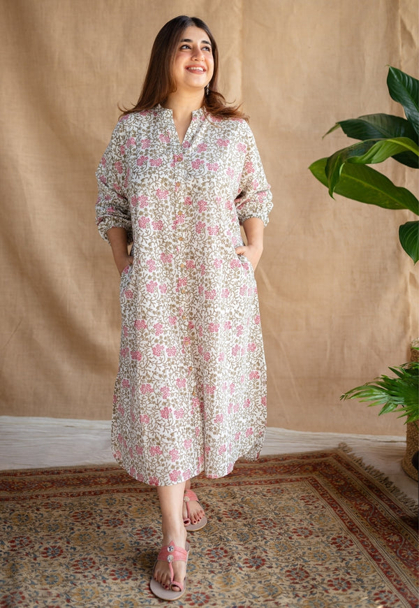 LazyDays Serene Lounge Organic Cotton Dress