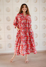 LazyDays Serene Lounge Slub Cotton Dress | Relove