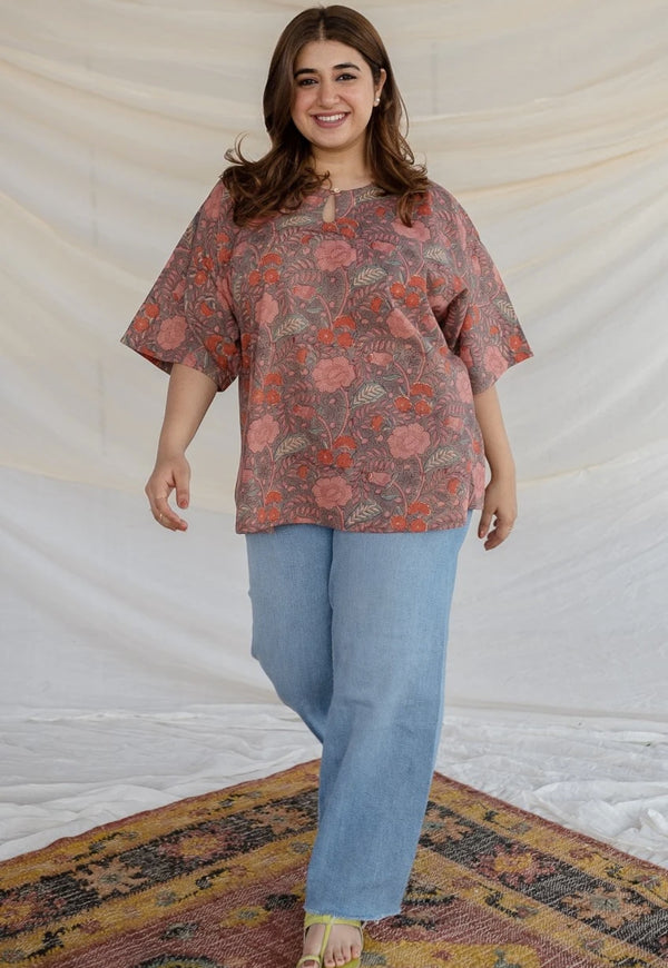 Aleeza Sanganeri Cotton Top