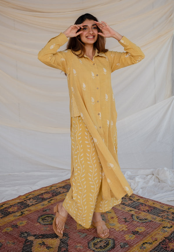 Shaista Slub Cotton Kurta Co-Ord Set