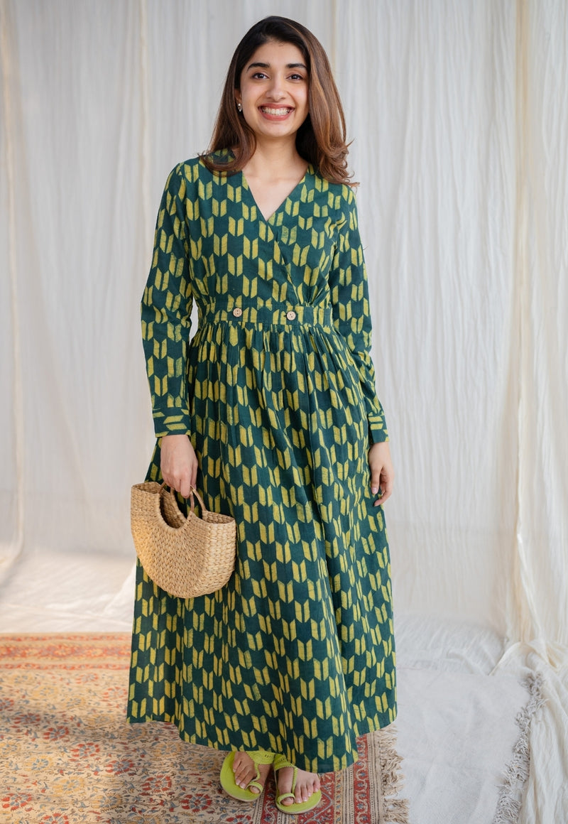 Rahini Dabu Cotton Dress