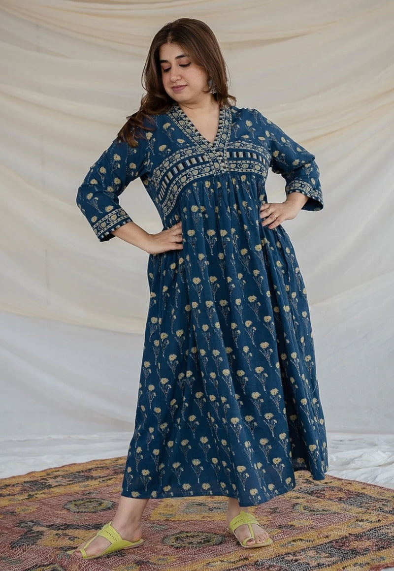 Shaurya Ajrakh Cotton Dress