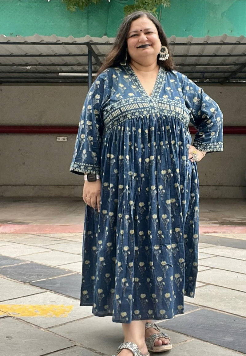 Shaurya Ajrakh Cotton Dress