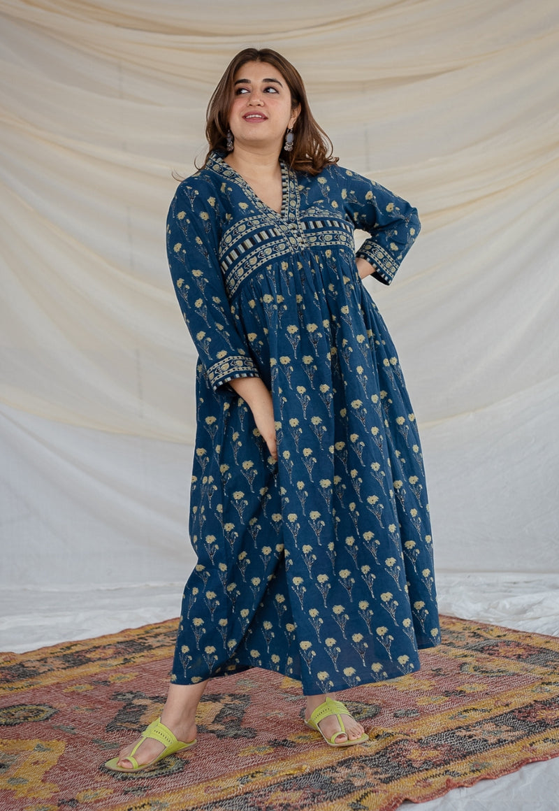 Shaurya Ajrakh Cotton Dress