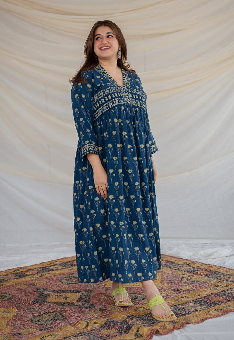 Shaurya Ajrakh Cotton Dress