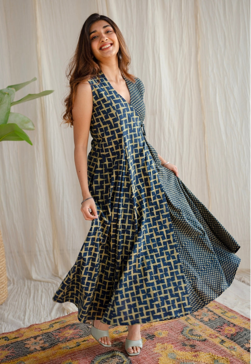 Midra Ajrakh Cotton Dress