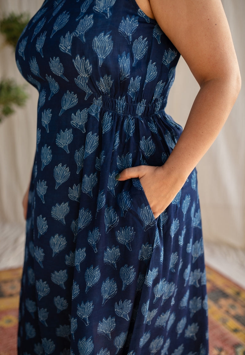 Izma Dabu Modal Silk Dress