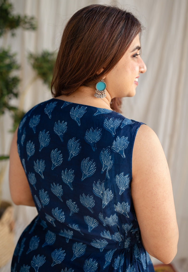 Izma Dabu Modal Silk Dress