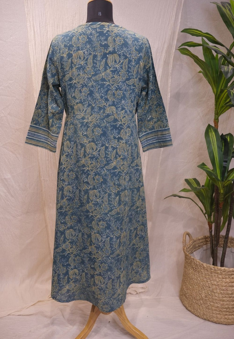 Aishani Dabu Cotton Kurta