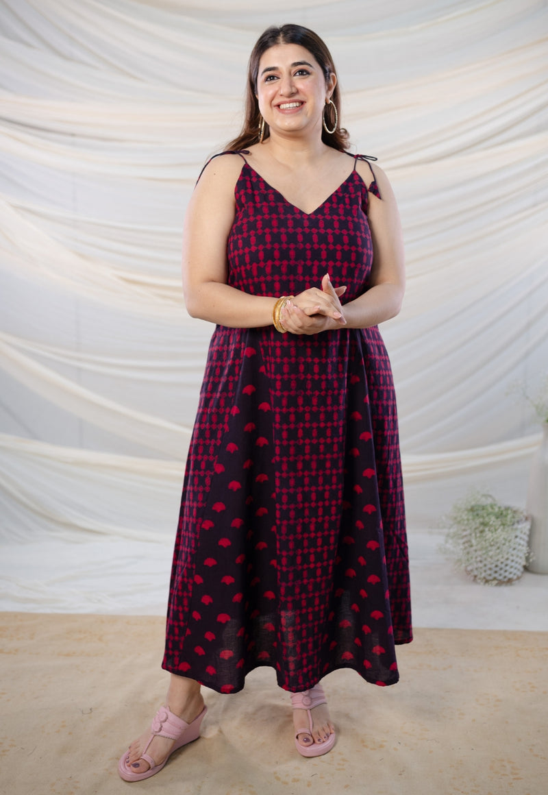 Sania Dabu Cotton Dress