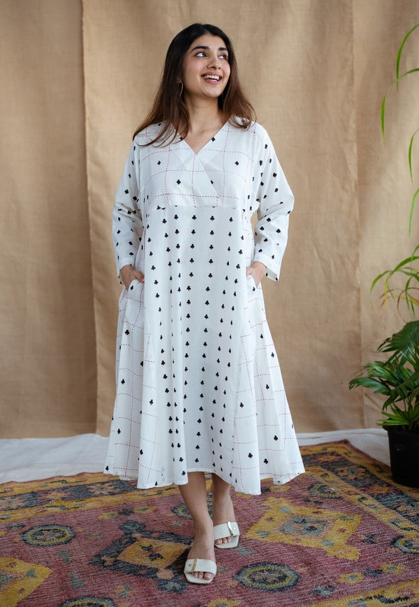 Kanika Block Printed Cotton Dress