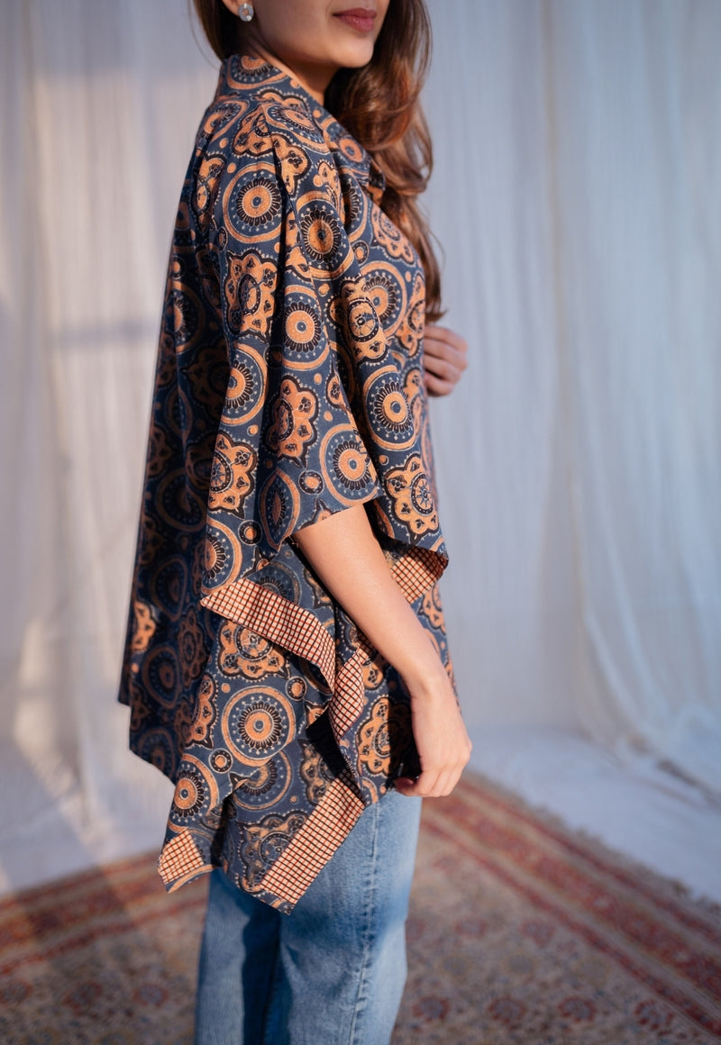 Heba Ajrakh Cotton Top