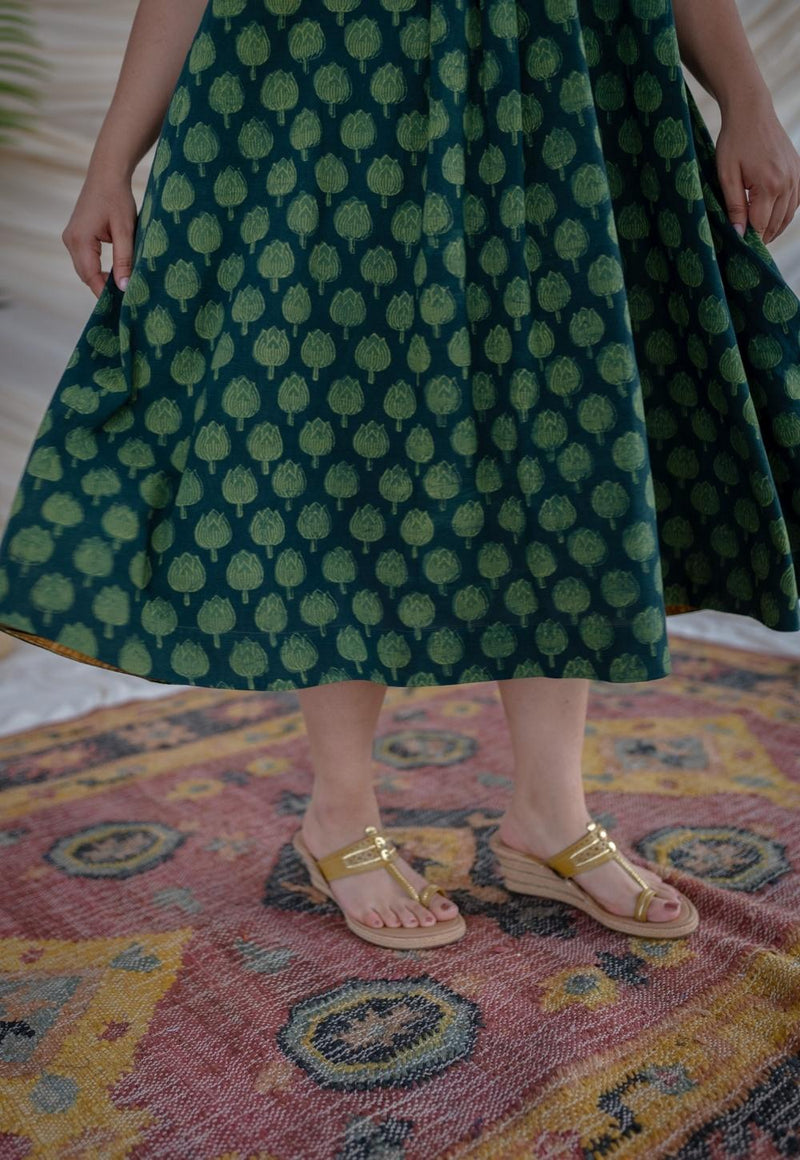 Soundarya Dabu Cotton Dress