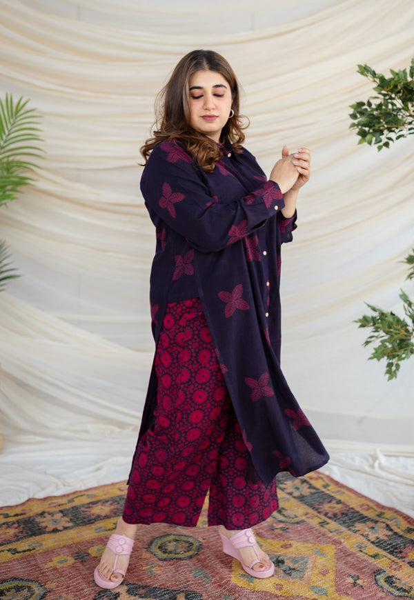 Shaheen Dabu Cotton Co-Ord Set