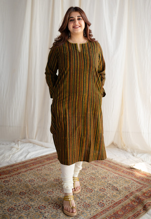 Indian Women's Plain Cotton Kurti Green Top By Chichi : :  Clothing, Shoes & Accessories