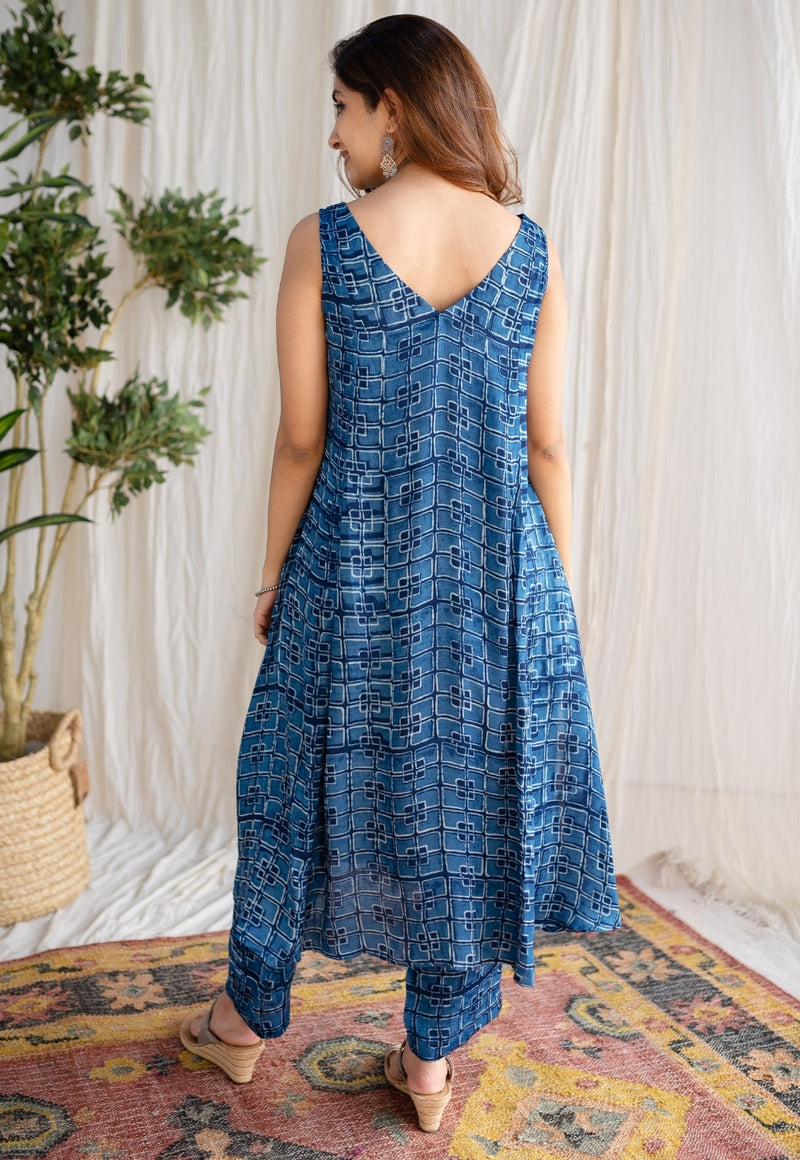 Aniza Dabu Modal Silk Co-Ord Set