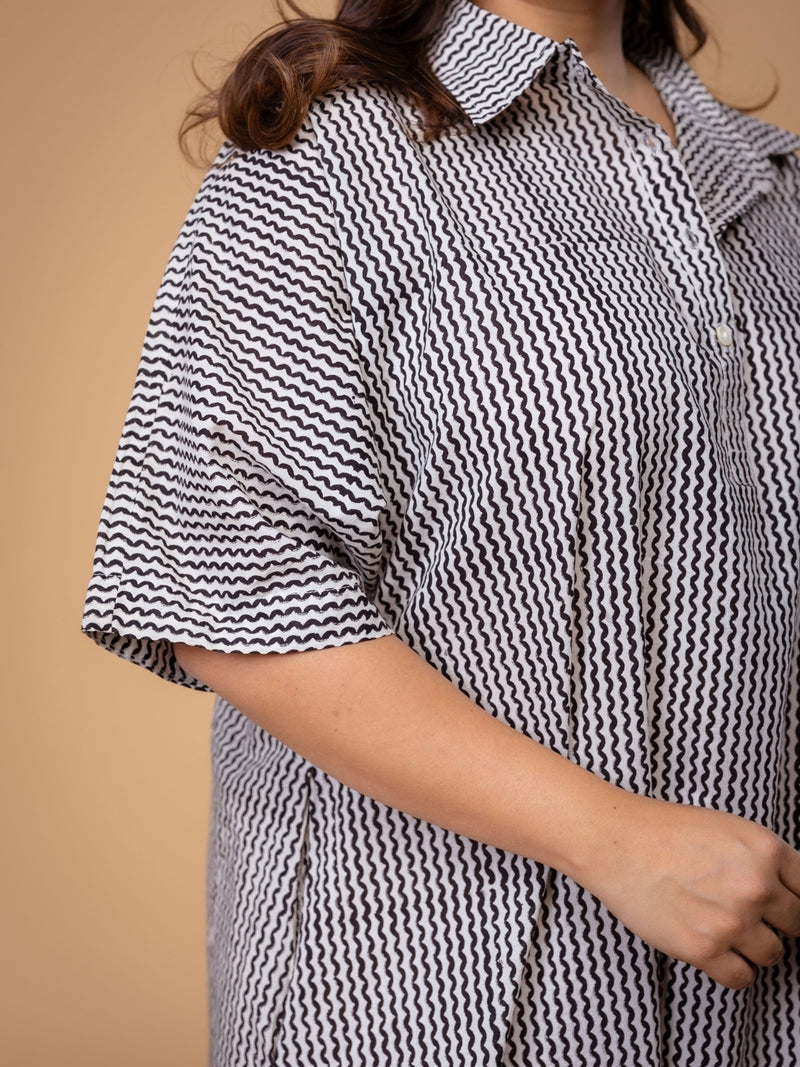 Risha White Fakira Mul A Line Dress