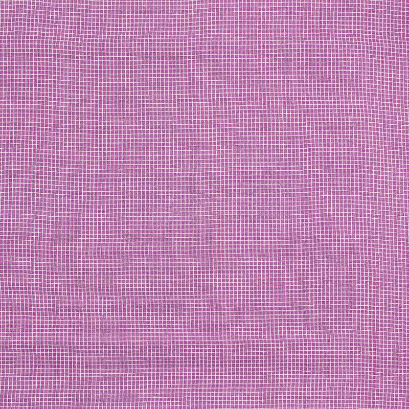 Purple Checks Handloom Cotton Fabric