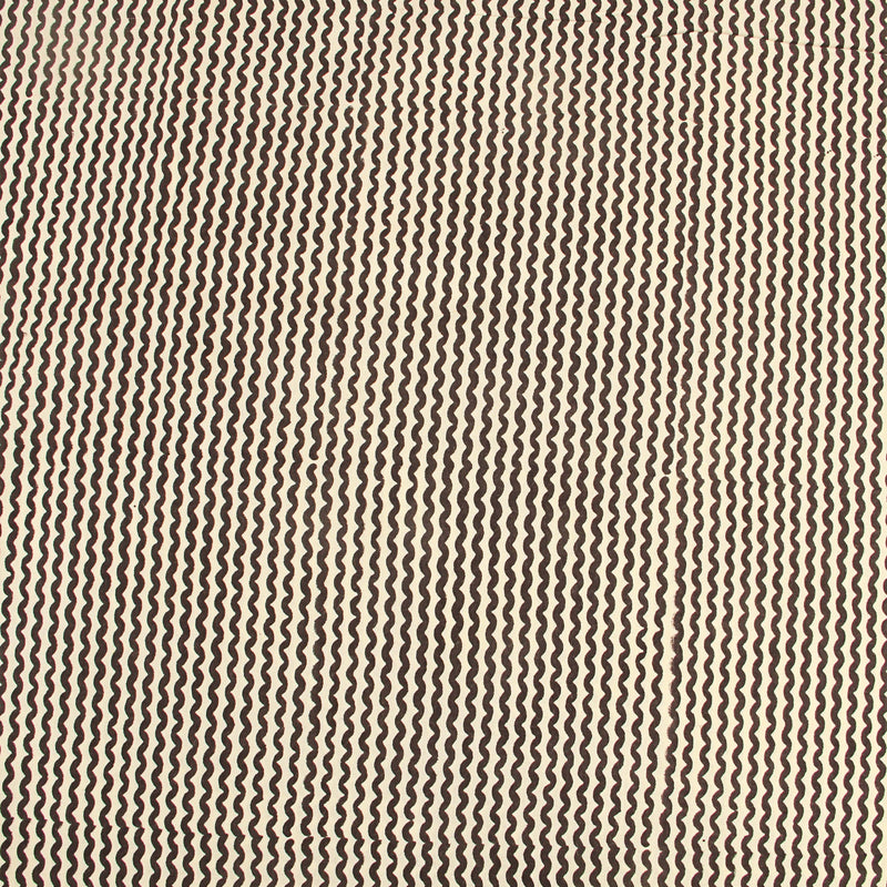Off White Geometric Fakira Hand Block Print Cotton Fabric