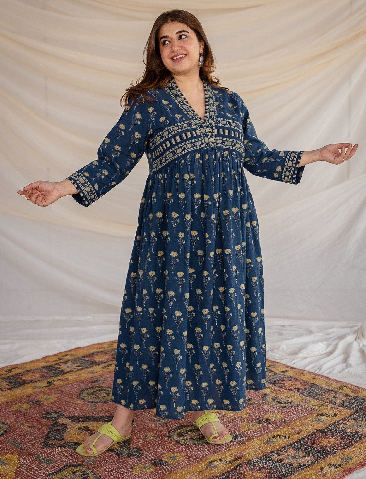 Buy Cotton Dresses For Women Online @ Best Price | The Indian Ethnic Co ...