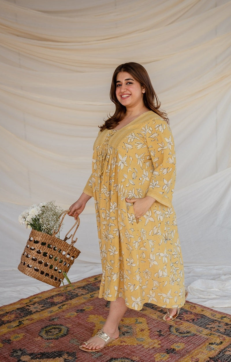 Akshita Dabu Slub Cotton Dress