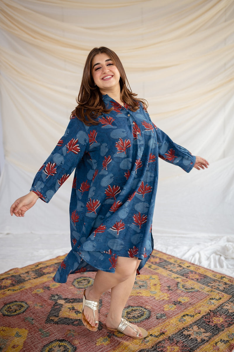 Anusha Jahota A Line Shirt Dress