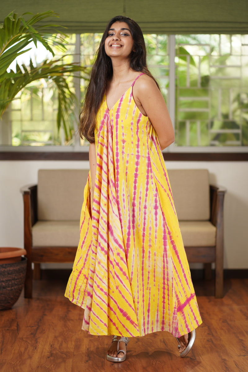 Nishi Kali Shibori Dress