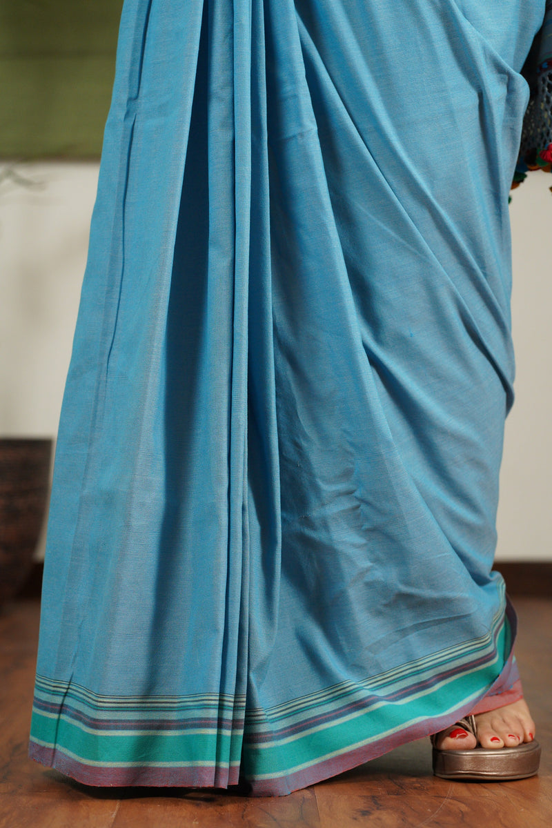 Bhujodi Handwoven Cotton Saree