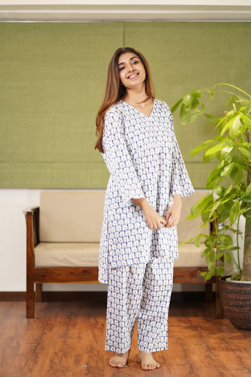 Maira Sanganeri Cotton Leisure Set