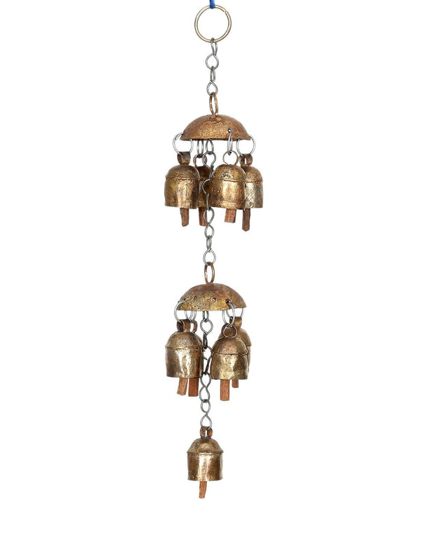 Copper Hanging  Bell Jhoomer