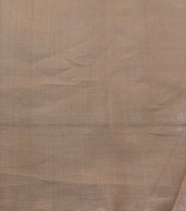 Beige Plain Natural Dyed Mangalgiri Cotton Fabric(2.5)