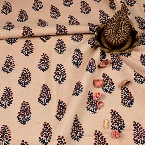 Bagru Hand Block Printed Cotton Fabric