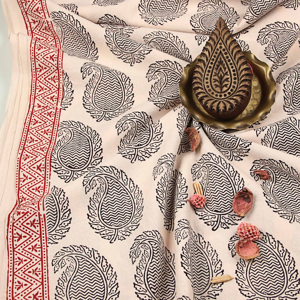 Bagh Hand Block Printed Cotton Fabric