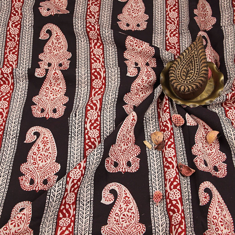 Bagh Hand Block Printed Cotton Fabric