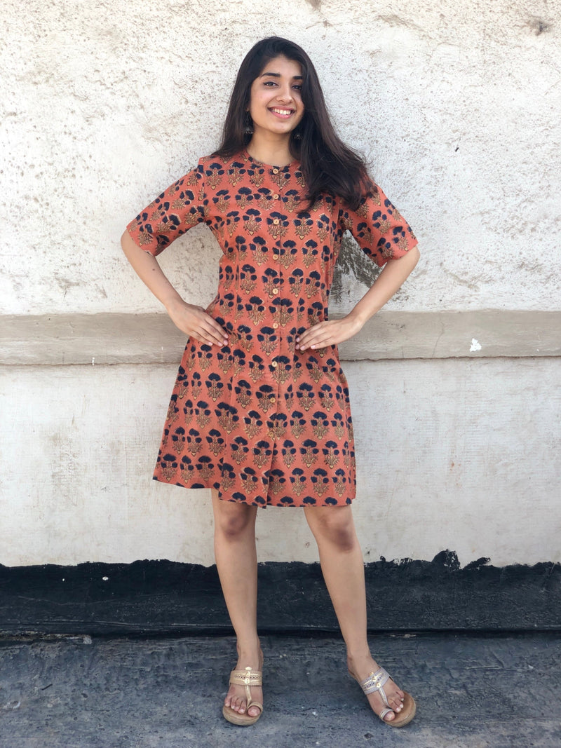 Kesariya Dahlia Shirt Dress | Relove