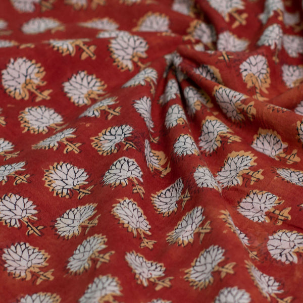 Bagru Gainda Phool Cotton Fabric