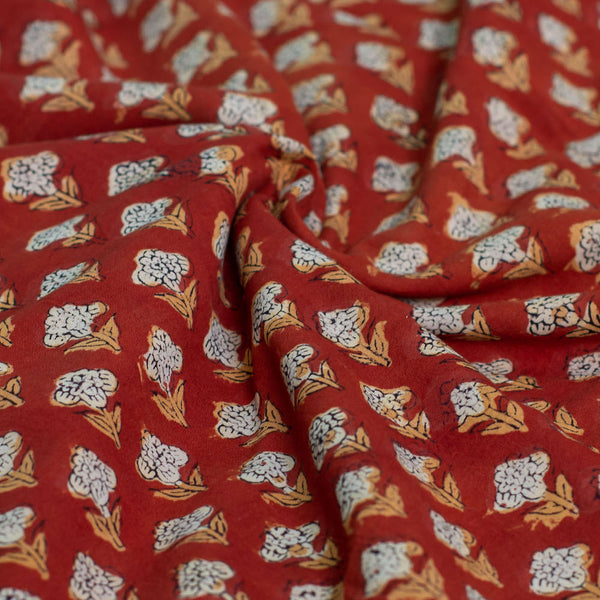 Bagru Phool Cotton Fabric