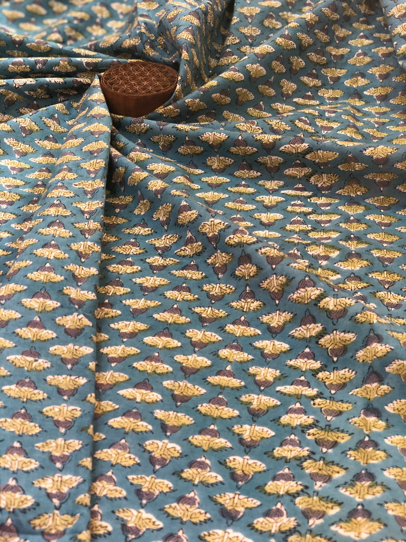 Small Butti Sanganeri Blouse Fabric